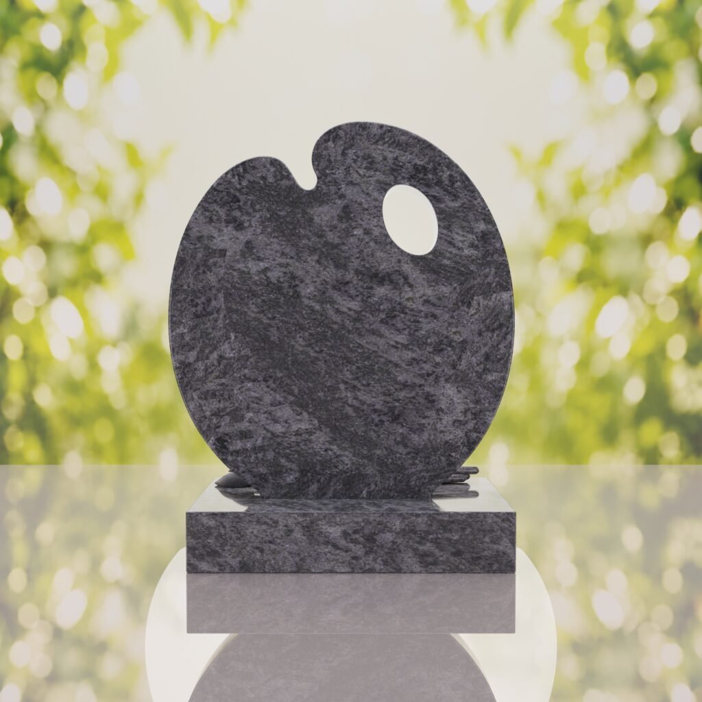 Artist’s Palette Granite Headstone