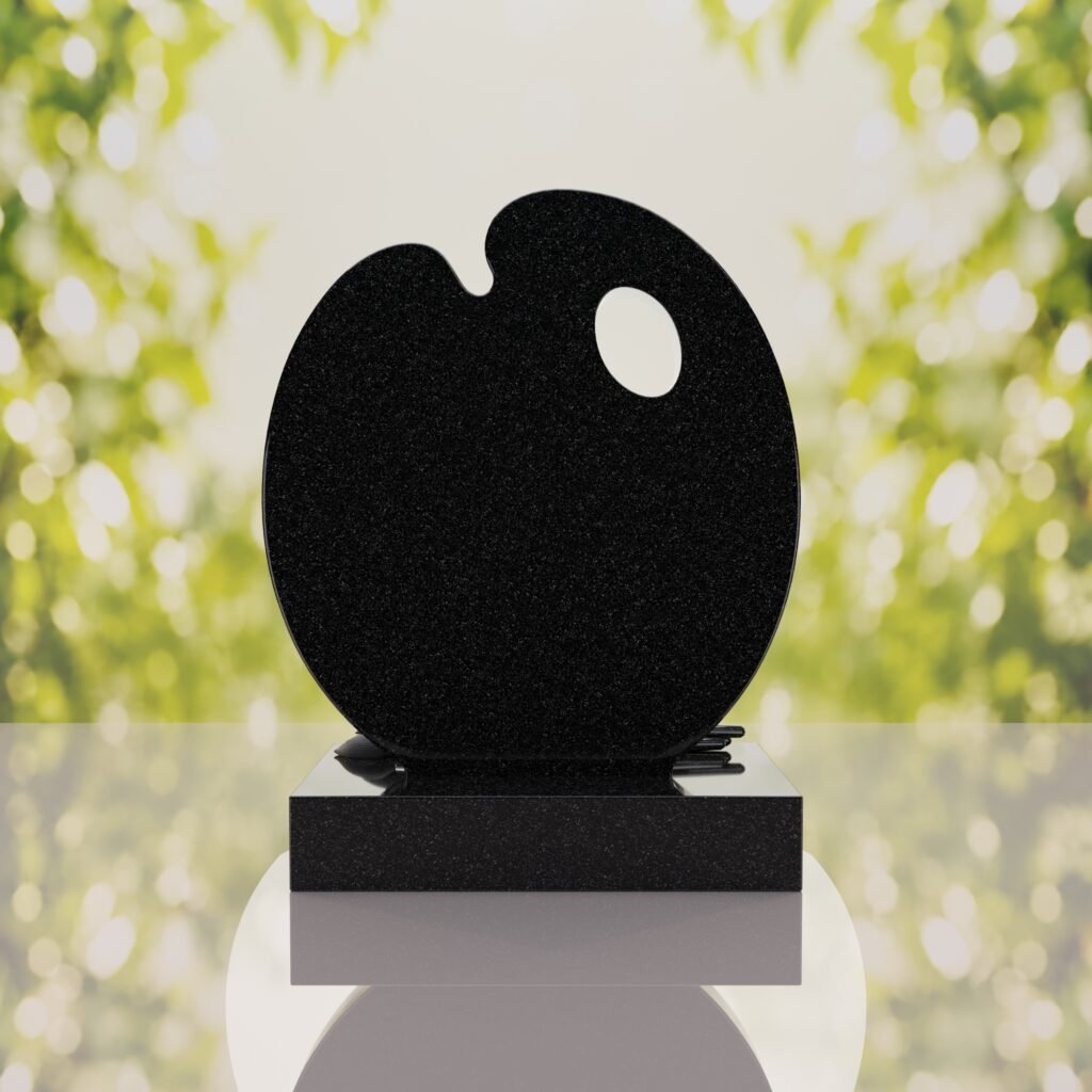 Artist’s Palette Granite Headstone
