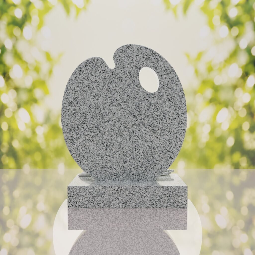 Artist’s Palette Granite Headstone