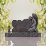 Angel Companion Heart Headstone