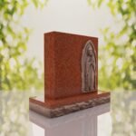 Lápida conmemorativa de la Virgen orante
