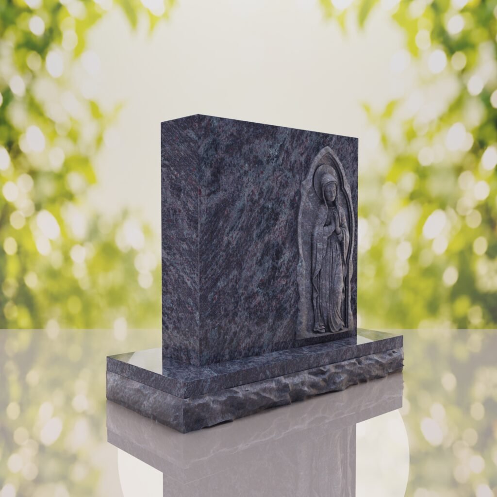 Lápida conmemorativa de la Virgen orante