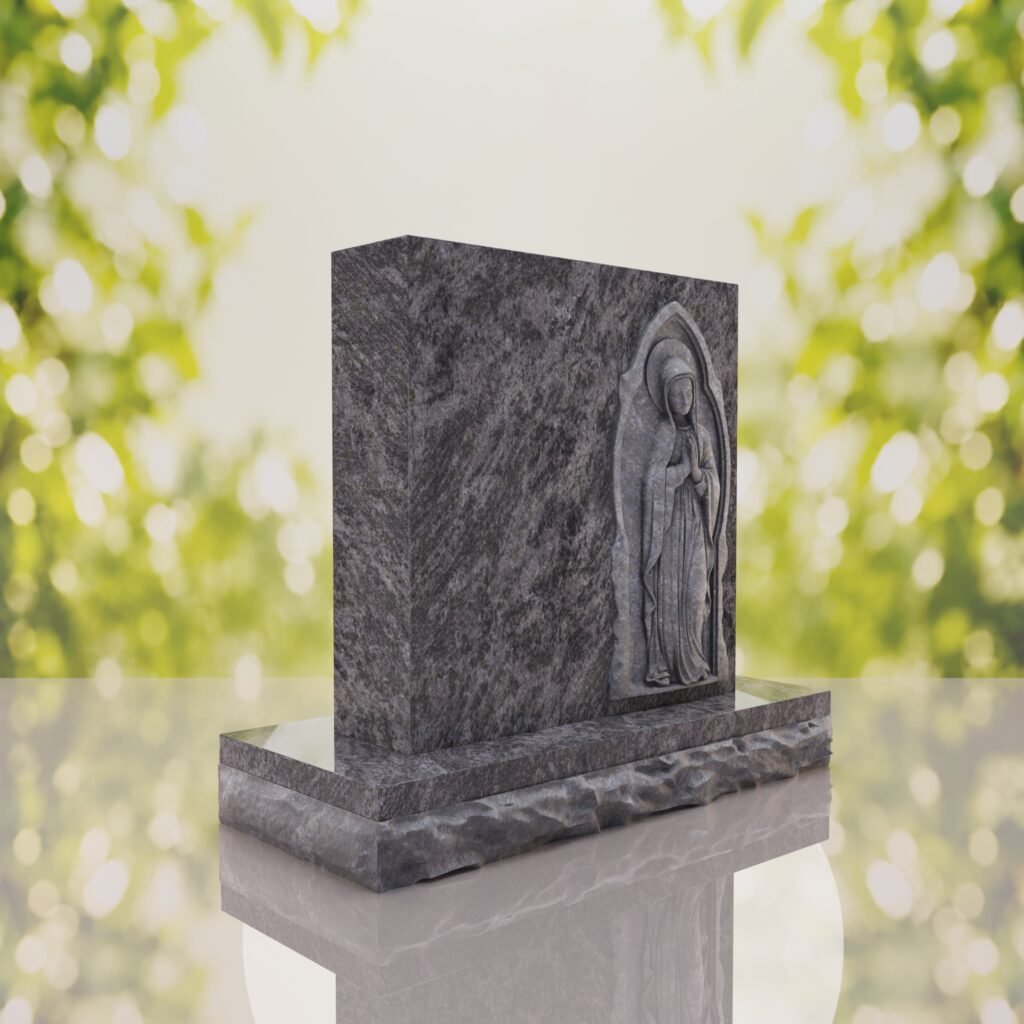 Lápida conmemorativa de la Virgen orante