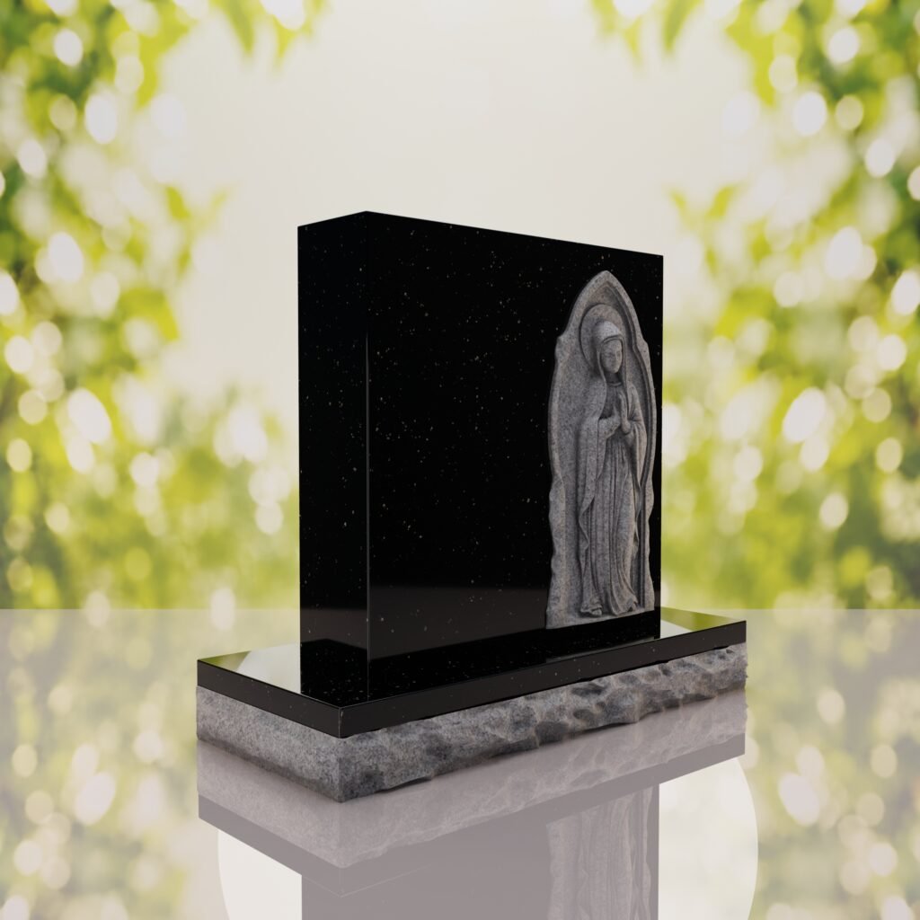 Lápida conmemorativa de la Virgen orante