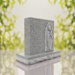 Lápida conmemorativa de la Virgen orante