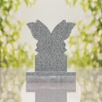 Butterfly Shape Granite Headstone