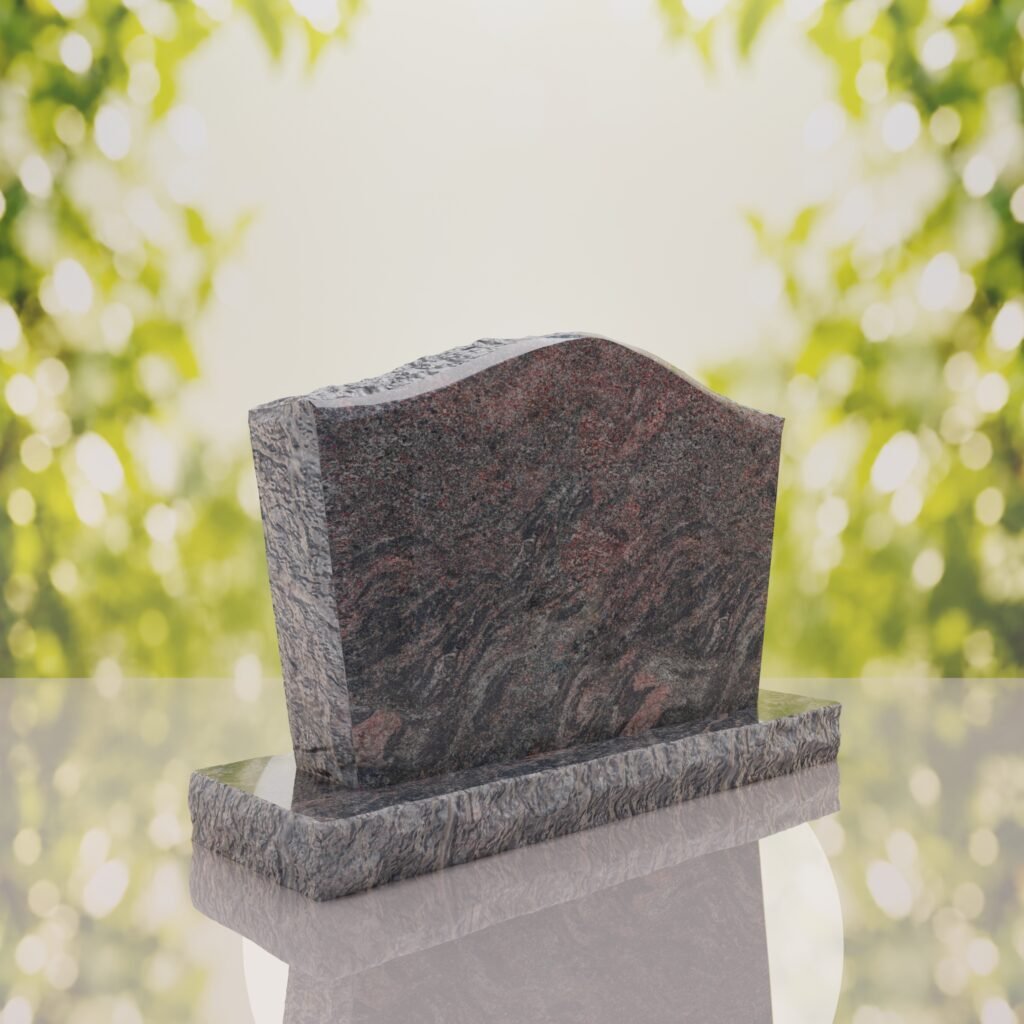 Serpentine Upright Granite Headstone