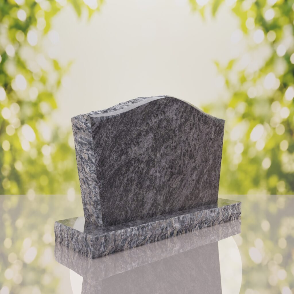 Serpentine Upright Granite Headstone