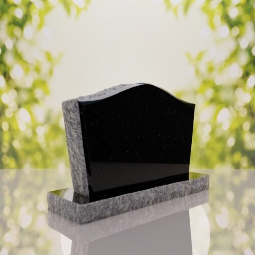 Serpentine Upright Granite Headstone