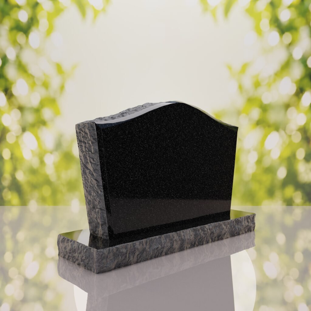 Serpentine Upright Granite Headstone