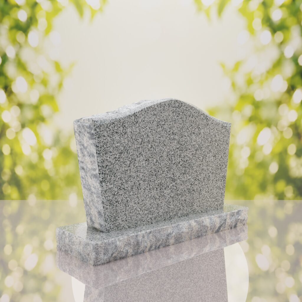 Serpentine Upright Granite Headstone