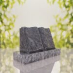 Book Slant Headstone