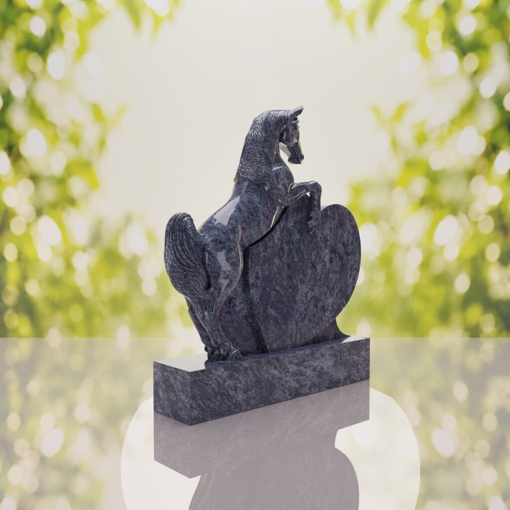 Horse Heart Headstone