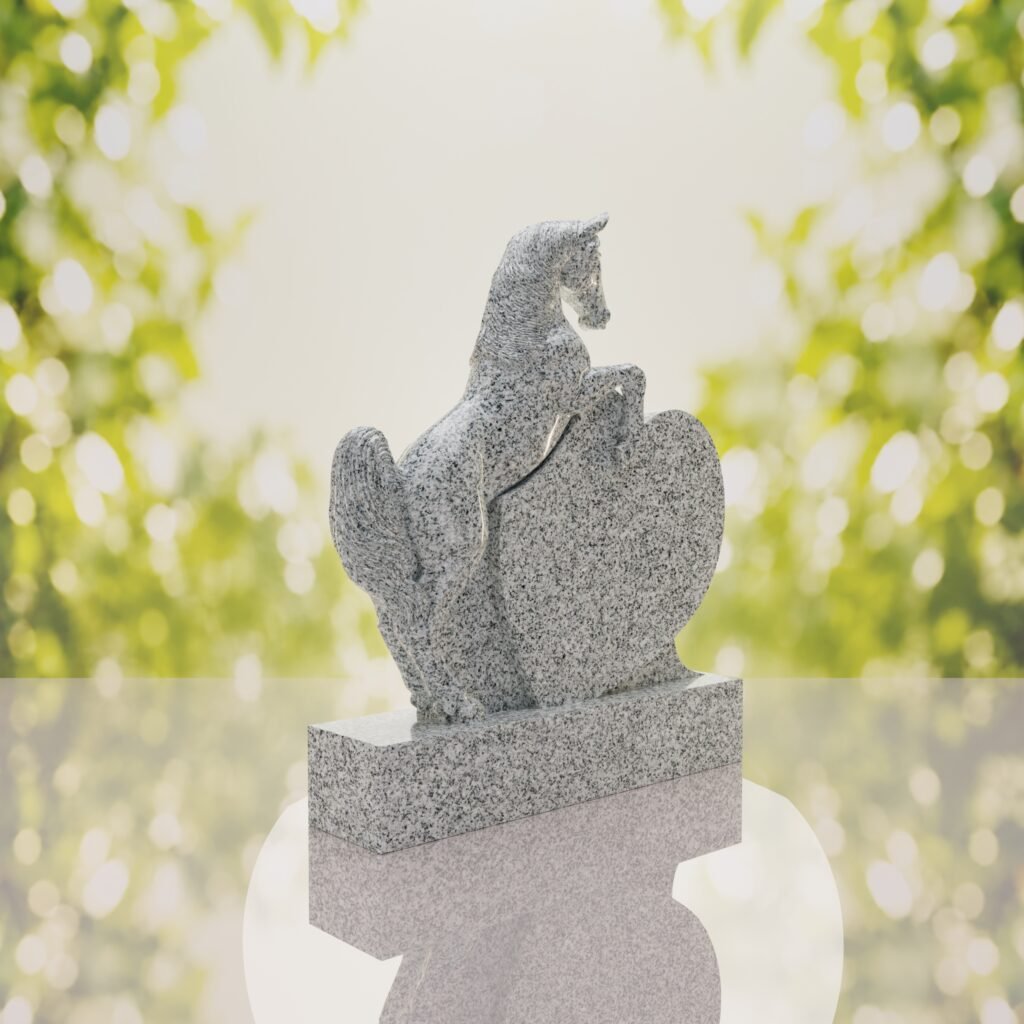 Horse Heart Headstone