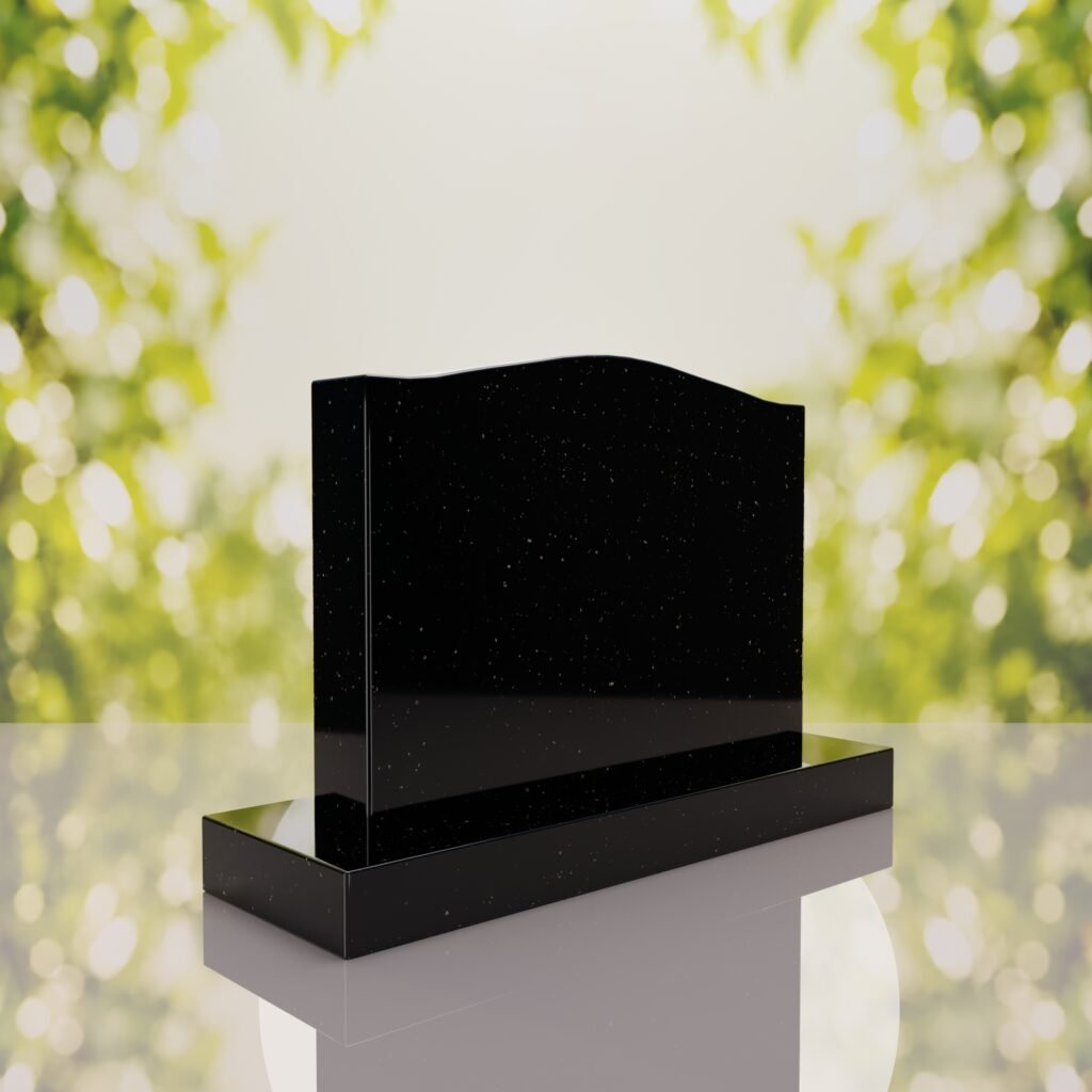 Serpentine Upright Headstone
