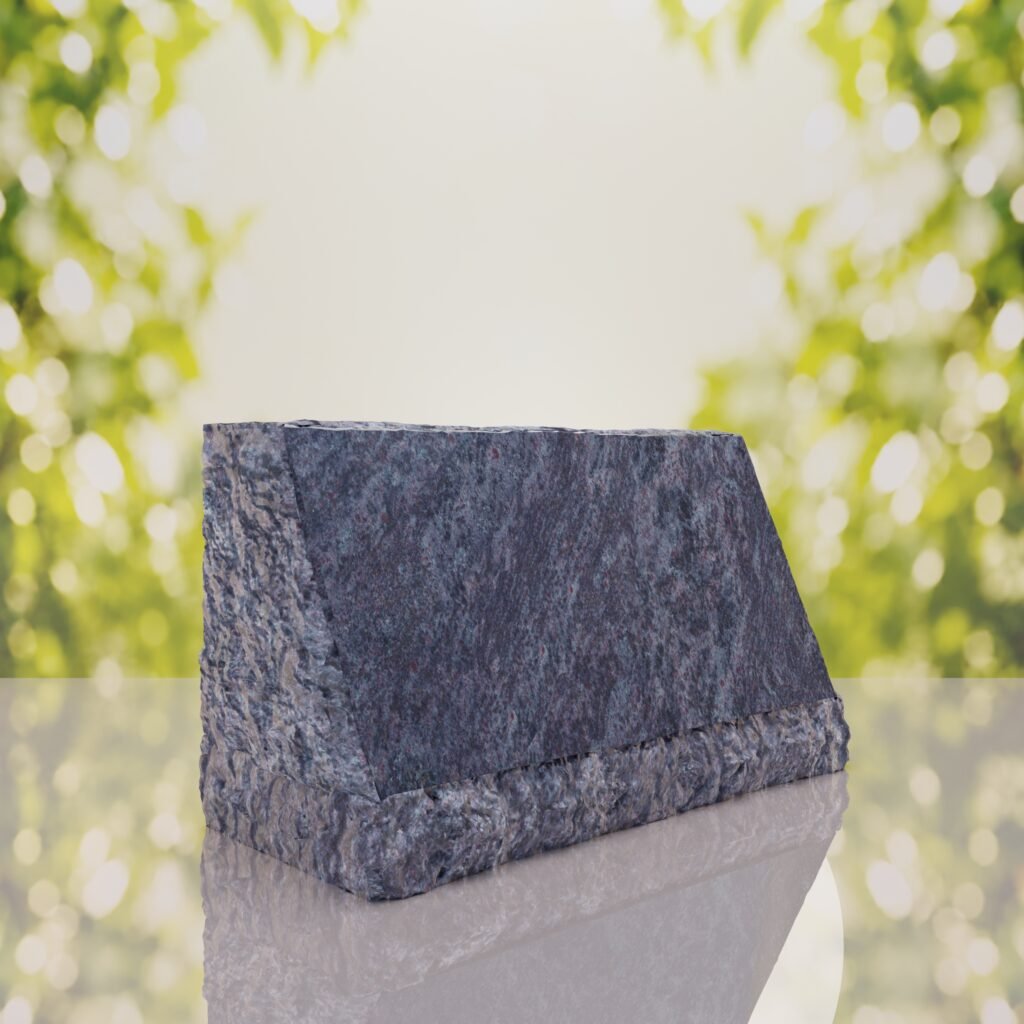 Rustic Slant Headstone