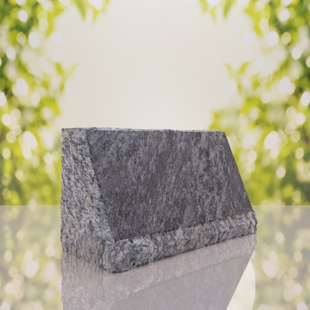Rustic Slant Headstone