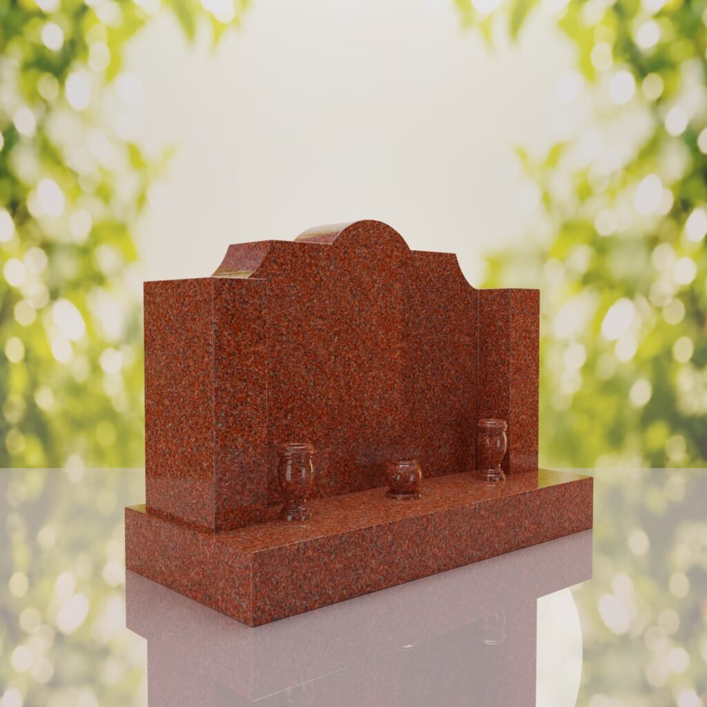 Lápida de jardín de estilo asiático