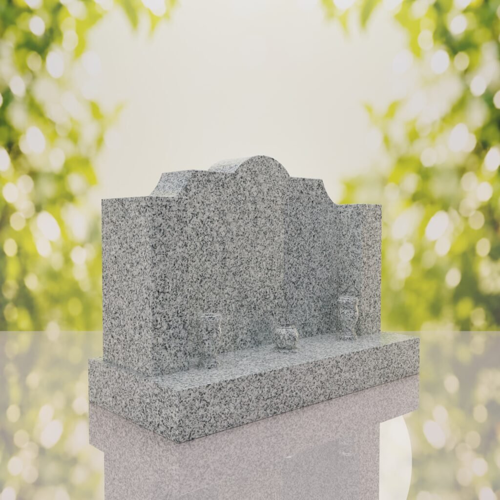 Lápida de jardín de estilo asiático