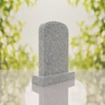 Classic Rounded Top Granite Headstone