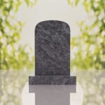 Classic Rounded Top Granite Headstone