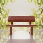 Classic Granite Memorial Bench
