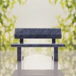 Classic Granite Memorial Bench