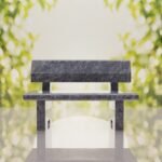 Classic Granite Memorial Bench
