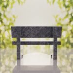 Classic Granite Memorial Bench