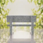 Classic Granite Memorial Bench
