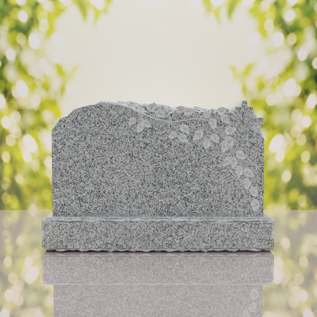 Companion Orthodox Cross Granite Headstone