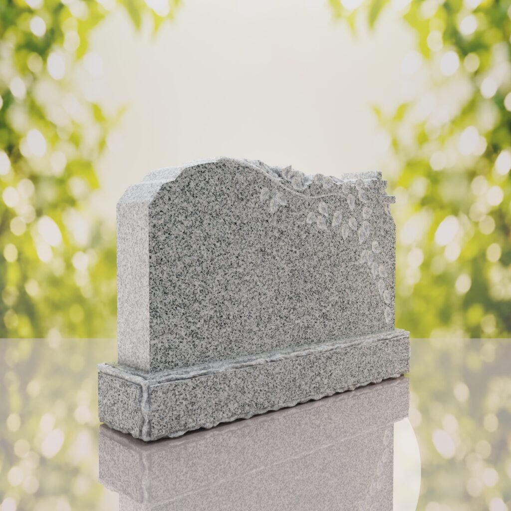 Companion Orthodox Cross Granite Headstone