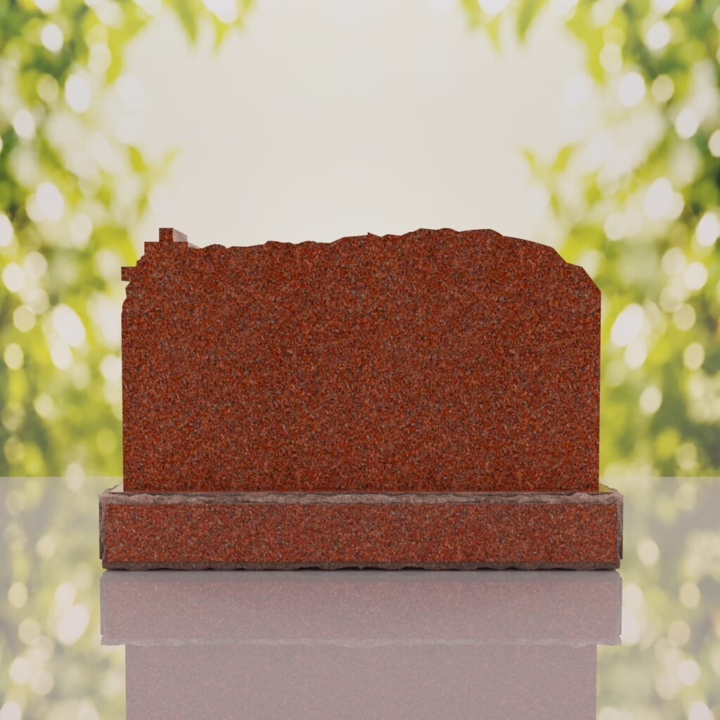 Companion Orthodox Cross Granite Headstone
