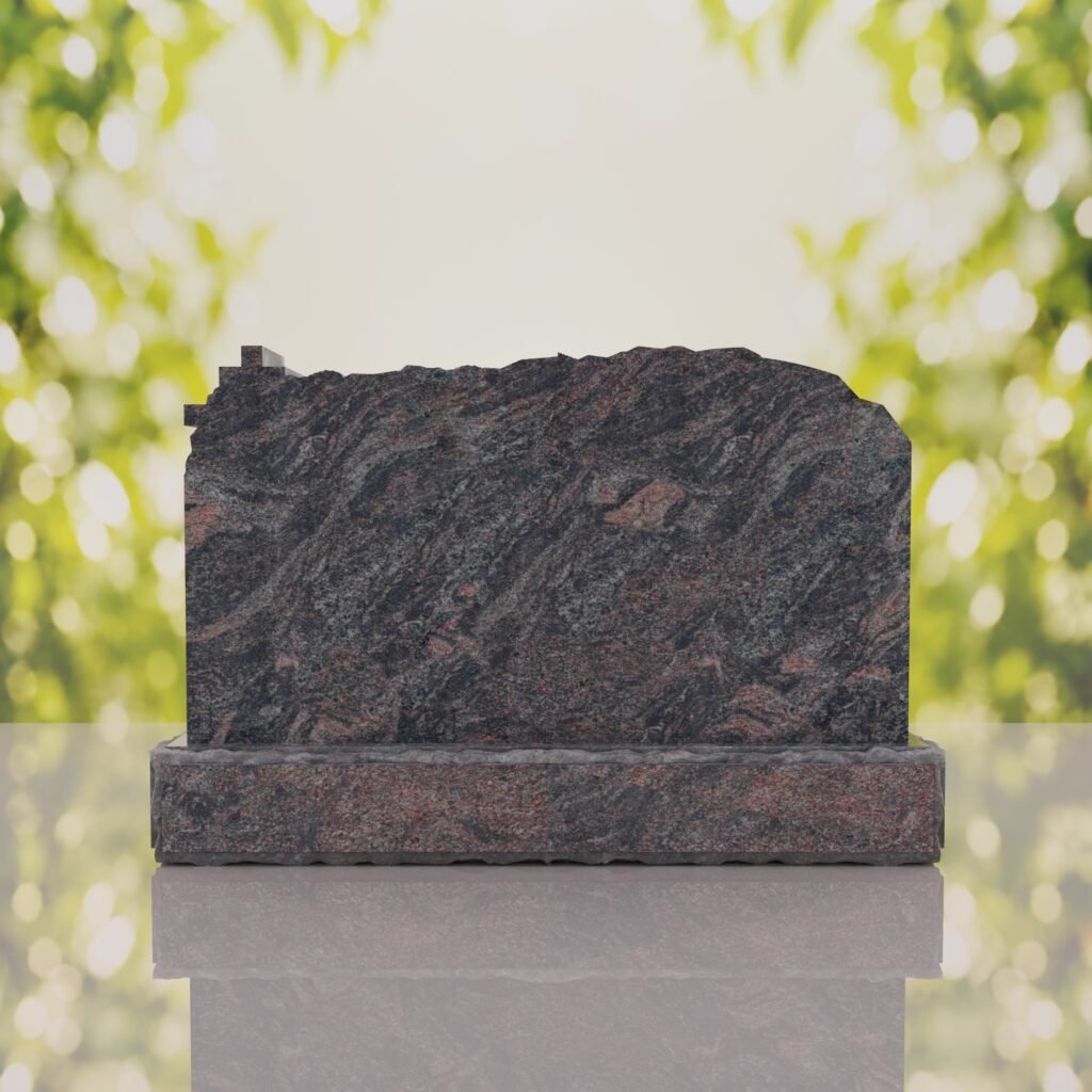Companion Orthodox Cross Granite Headstone