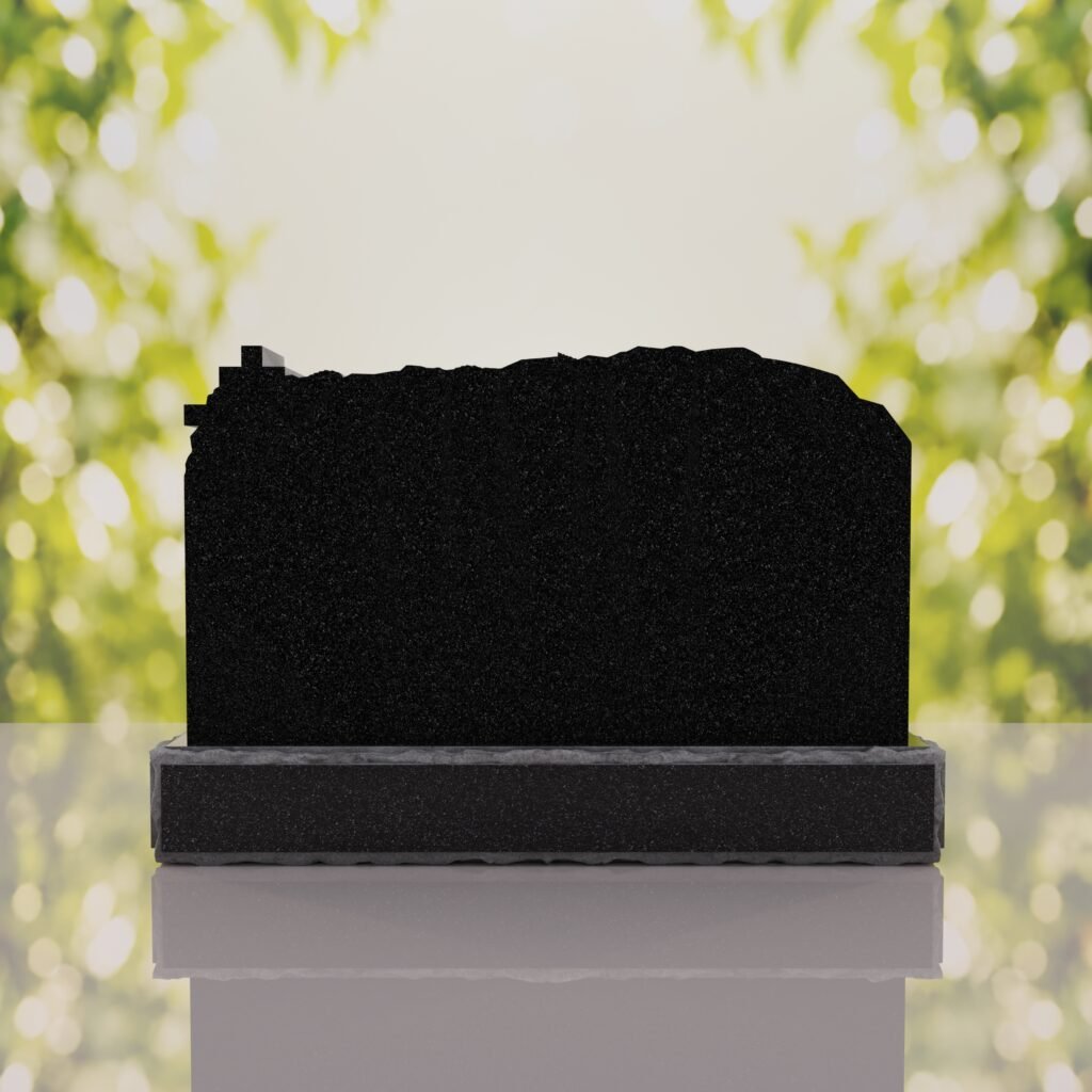 Companion Orthodox Cross Granite Headstone