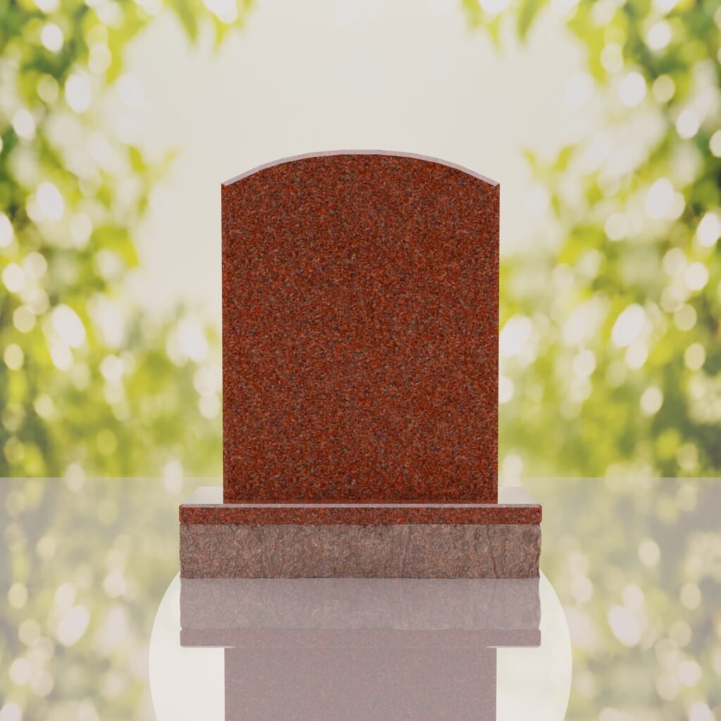 Star of David Granite Headstone