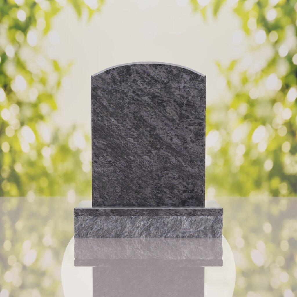 Star of David Granite Headstone