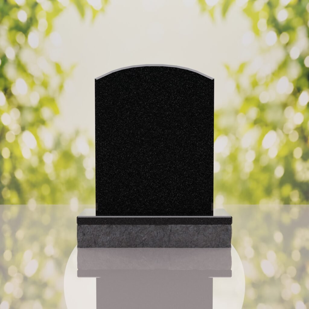 Star of David Granite Headstone