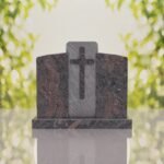 Companion Cross Panel Granite Headstone