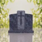 Companion Cross Panel Granite Headstone