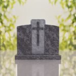 Companion Cross Panel Granite Headstone