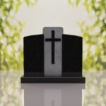 Companion Cross Panel Granite Headstone