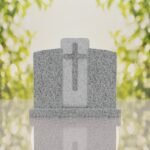 Companion Cross Panel Granite Headstone
