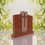 Companion Cross Panel Granite Headstone