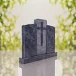 Companion Cross Panel Granite Headstone