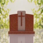 Companion Cross Panel Granite Headstone