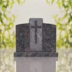Companion Cross Panel Granite Headstone