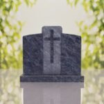 Companion Cross Panel Granite Headstone