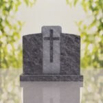 Companion Cross Panel Granite Headstone
