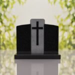 Companion Cross Panel Granite Headstone
